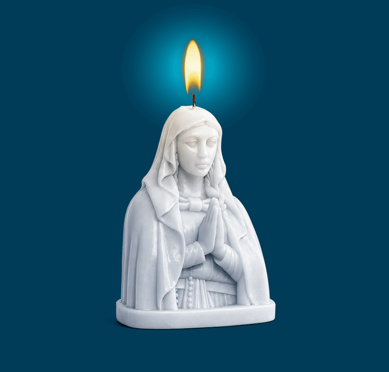 Vela acesa